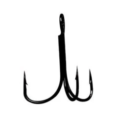 Gamakatsu TR13NS Svart Strl 8 (10-pak)