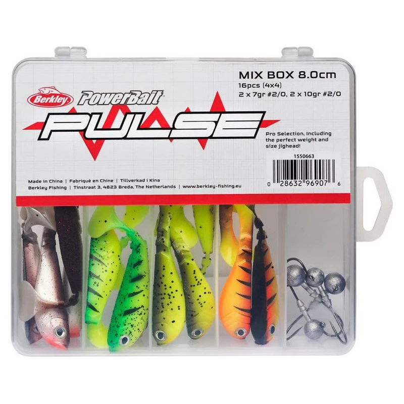 Berkley Pulse Shad Box 8cm Incl. Jigheads 1 Berkley Pulse Shad Box 8cm Incl. Jigheads