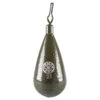 LMAB Tungsten Drop Shot Weight Tear Green Pumpkin