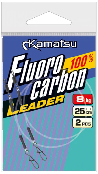 Kamatsu Fluorocarbon Leader (2pcs) 2 Kamatsu Fluorocarbon Leader (2pcs) - Afbeelding 2
