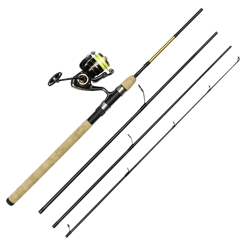 Daiwa Crossfire LT2500 Gold Rush 8' 4pc 7-28G/0.17YL 1 Daiwa Crossfire LT2500 Gold Rush 8' 4pc 7-28G/0.17YL