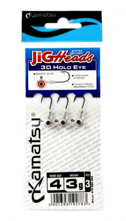 Kamatsu Jighead 3D Holo Red Eye (3pcs) 5 Kamatsu Jighead 3D Holo Red Eye (3pcs) -Sportviswinkel 415030006r 3
