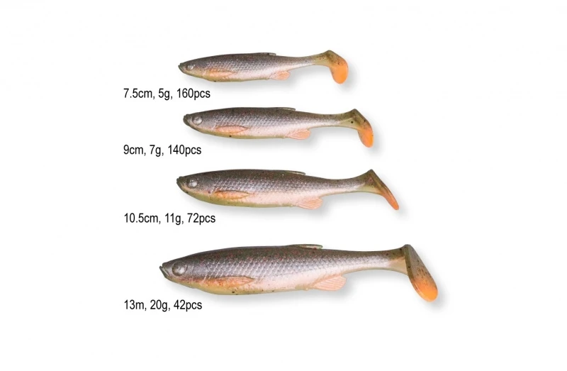 Savage Gear LB 3D Fat Minnow T-Tail (Bulk) 3 Savage Gear LB 3D Fat Minnow T-Tail (Bulk) - Afbeelding 3