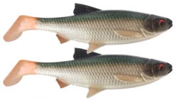 Savage Gear 3D LB River Roach Paddletail (2-pak)