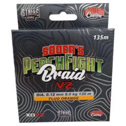 Strike Pro PerchFight Braid X8V2 Fluo Orange -Sportviswinkel 60 SPP010 01359r 2