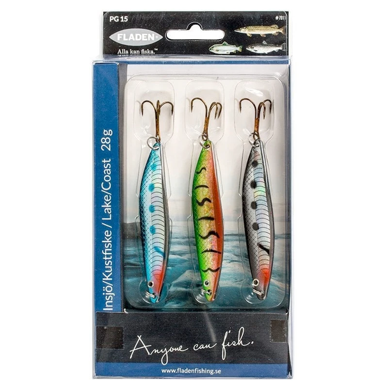 Fladen Nidingen 28g Black/Green/Blue 3pcs 1 Fladen Nidingen 28g Black/Green/Blue 3pcs