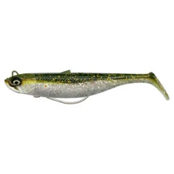 Savage Gear Savage Minnow Weedless 12.5cm 28g Sinking 2+1 - Green Silver