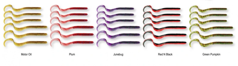 Savage Gear Rib Worm Kit One Size Mix Colors 60pcs 2 Savage Gear Rib Worm Kit One Size Mix Colors 60pcs - Afbeelding 2