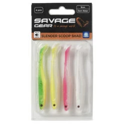 Savage Gear Slender Scoop Shad (4-pak) -Sportviswinkel 76749r 4