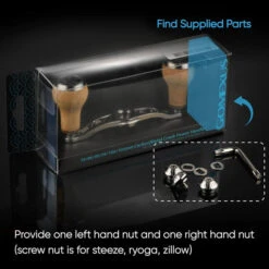 Gomexus Aluminum Double Handle With Cork Knob -Sportviswinkel BS100HCA27TNr 4