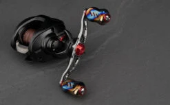 Gomexus Crank Handle W/Titanium Galaxy Knob -Sportviswinkel BS100T22GDX2r 3