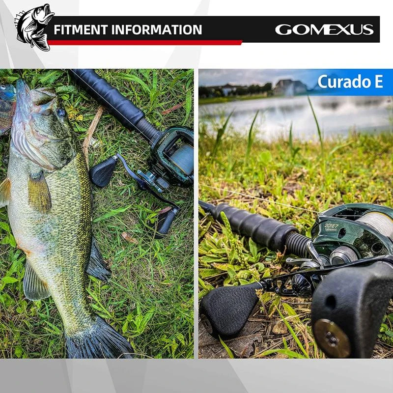 Gomexus 110mm Aluminium Handle With 35mm TPE Knob 5 Gomexus 110mm Aluminium Handle With 35mm TPE Knob - Afbeelding 5