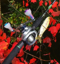 Gomexus Crank Handle Silver/Aurora Knob -Sportviswinkel BS120TN27TCJ1r 3