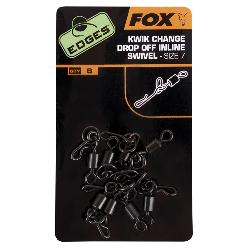 Fox Edges Ring/Kwik Connector Combo Swivel Size 7 (8pcs) 1 Fox Edges Ring/Kwik Connector Combo Swivel Size 7 (8pcs)