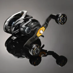 Gomexus 105mm Carbon Swept Handle With 30mm Aluminium Knob -Sportviswinkel DCS105AS30BKGDr 2