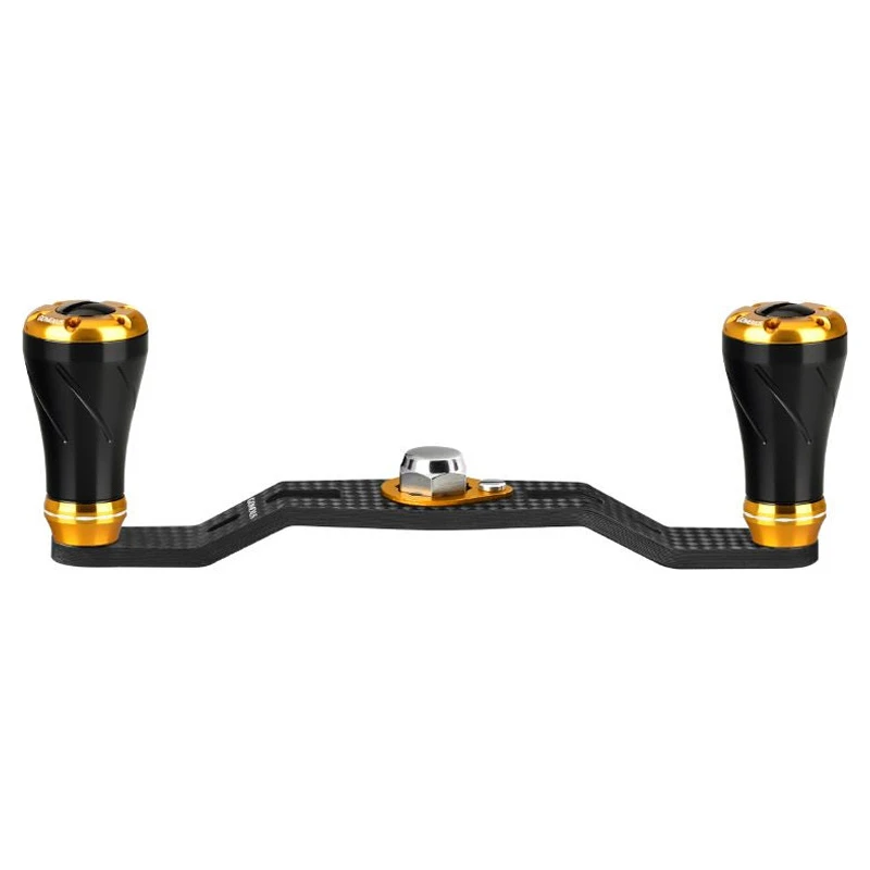 Gomexus 95mm Carbon Swept Handle With 20mm Aluminium Knob 1 Gomexus 95mm Carbon Swept Handle With 20mm Aluminium Knob