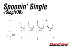 Decoy SINGLE30 Spoonin Single -Sportviswinkel DS3010r 4