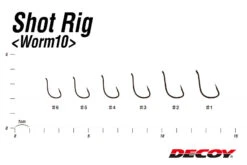 Decoy Worm10 Shot Rig -Sportviswinkel DW101r 3