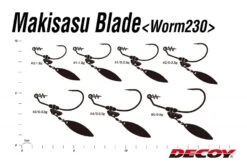 Decoy Worm230G Makisasu Blade Gold -Sportviswinkel DW230G1025r 5