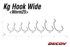 Decoy Worm 25kg Hook Wide (7pcs) -Sportviswinkel DW25W20r 4