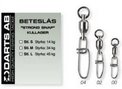 Darts Beteslås Strong Snap Kullager -Sportviswinkel H7310 04r 3