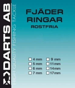 Darts Split Rings -Sportviswinkel H8010 17r 6