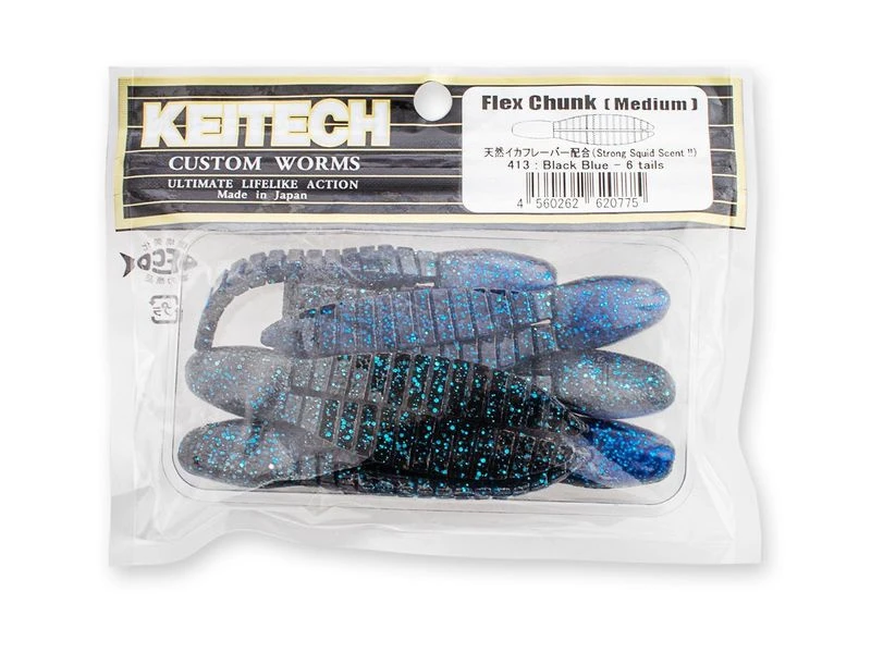 Keitech Flex Chunk Medium 4 Keitech Flex Chunk Medium - Afbeelding 4