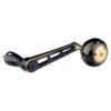 Gomexus 90mm Aluminium Power Handle With 45mm Titanium Knob - Black & Gold