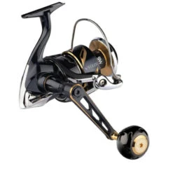 Gomexus 90mm Aluminium Power Handle With 45mm Titanium Knob - Black & Gold -Sportviswinkel LYS90TB45BKGD 3