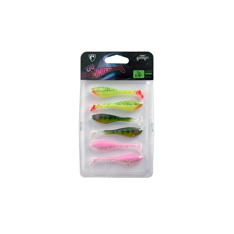 Fox Rage UV Mini Fry 7 Cm 6-pak 2 Fox Rage UV Mini Fry 7 Cm 6-pak - Afbeelding 2
