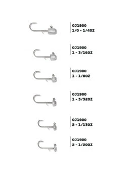 OMTD Ned Jig Head -Sportviswinkel OJ1900 1 13 2r 2