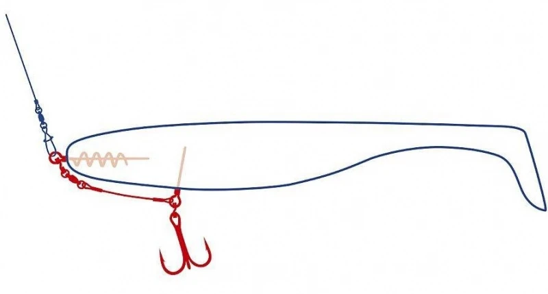 Dragon Stinger With Corkscrew 1 X Hook 27 Kg (2- Pack) 2 Dragon Stinger With Corkscrew 1 X Hook 27 Kg (2- Pack) - Afbeelding 2