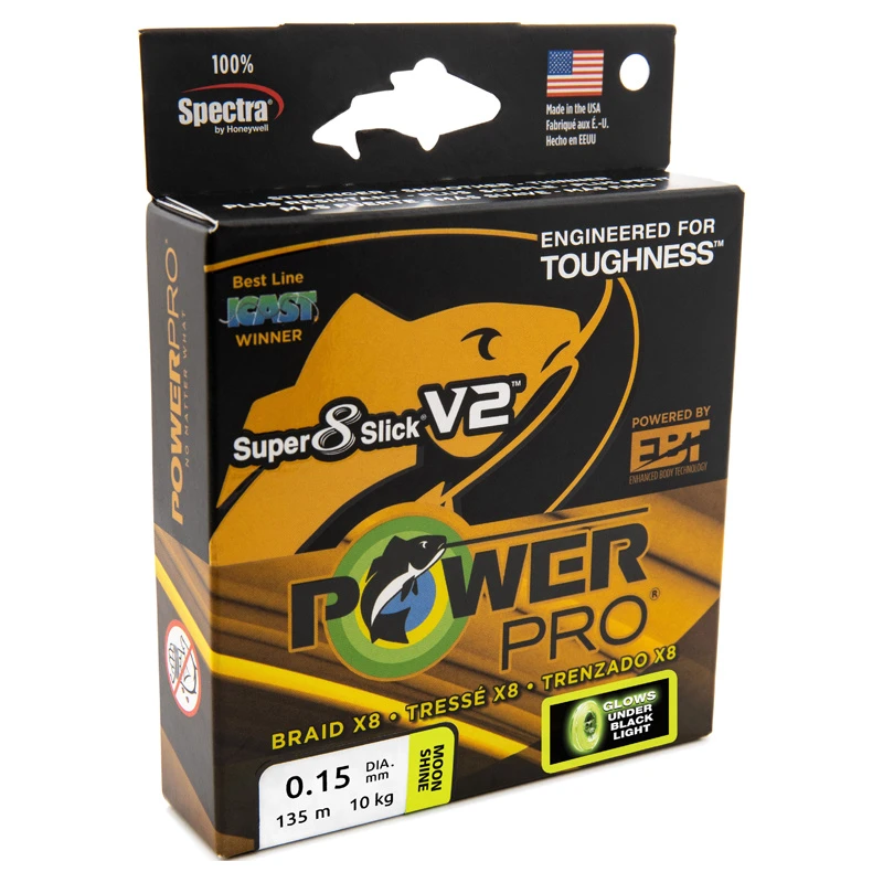 Power Pro PowerPro Super 8 Slick V2 Moon Shine 135m 1 Power Pro PowerPro Super 8 Slick V2 Moon Shine 135m