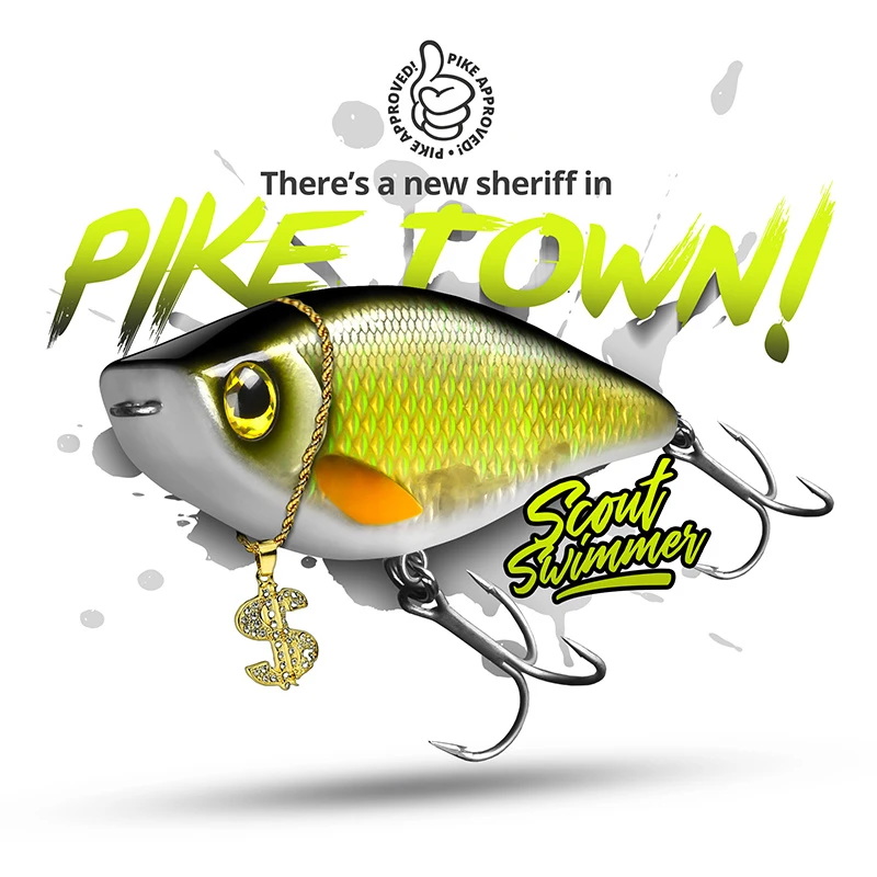 Scout Swimmer 12,5cm 67g Slow Sink 2 Scout Swimmer 12,5cm 67g Slow Sink - Afbeelding 2