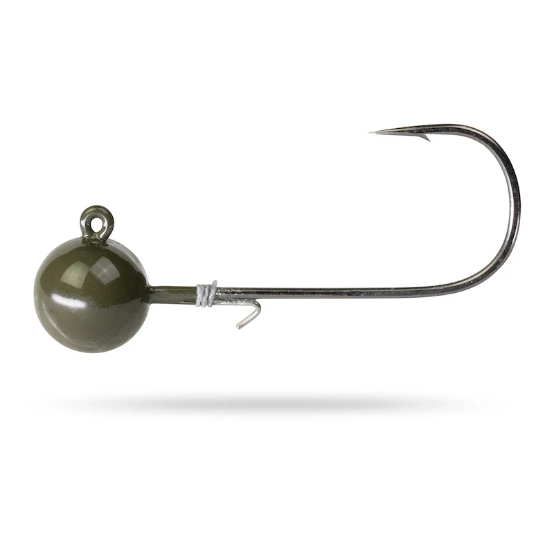 Söder Tackle Tungsten Football Jig Head Green 1 Söder Tackle Tungsten Football Jig Head Green