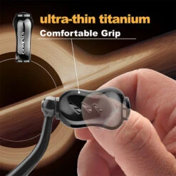 Gomexus Smoke Jedi Series 22mm Titanium Knob - Smoke -Sportviswinkel T22STSK 4