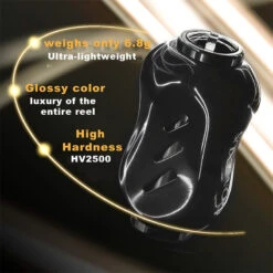 Gomexus Smoke Jedi Series 22mm Titanium Knob - Smoke -Sportviswinkel T22STSK 5